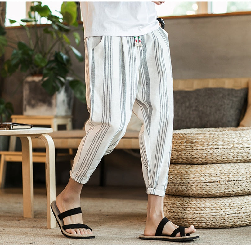 Urban Gents | Cotton Linen Oversize Pants
