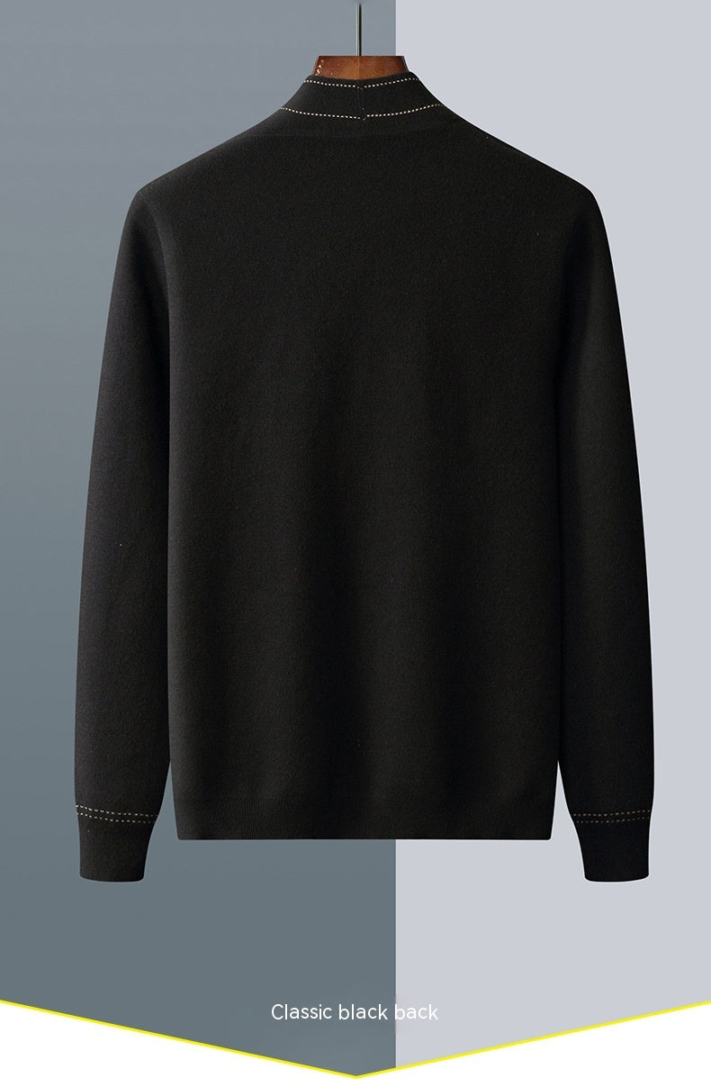 Wool mix cardigan with buttons