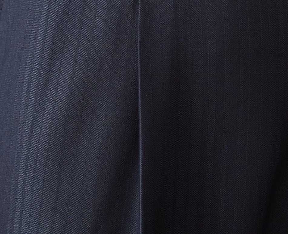 Striped High-Waist Suit Pants