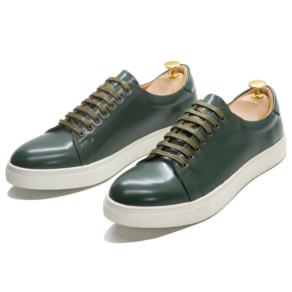 Luxury Patent Leather Sneakers