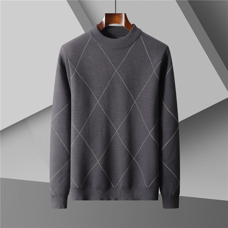 Men's Round Neck Warm Sweater