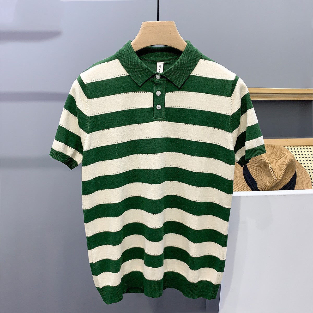 Urban Gents | Striped Ice Silk Polo