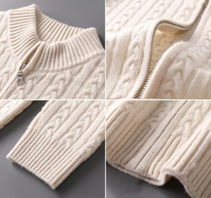 Urban Gents Wool Sweater – Stand Collar