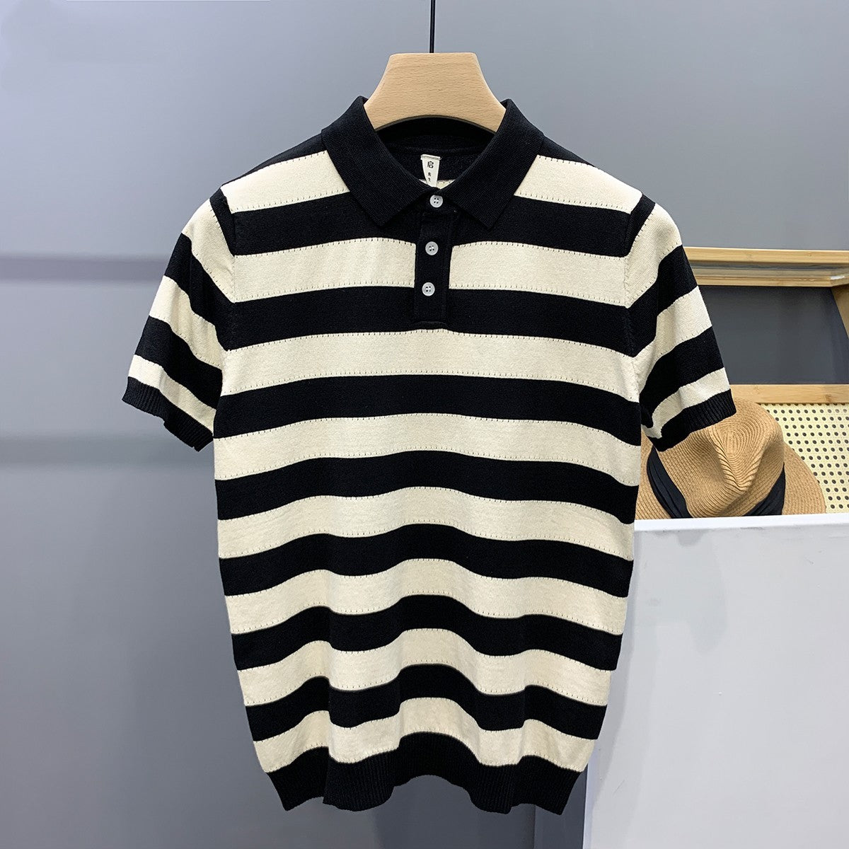 Urban Gents | Striped Ice Silk Polo