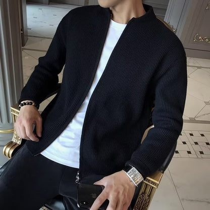 Urban Gents Men’s Slim-Fit Knit Cardigan
