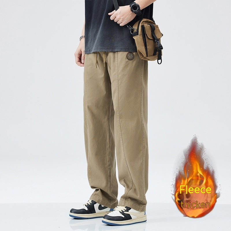 Urban Gents | Cotton Casual Fleece-Lined Pants
