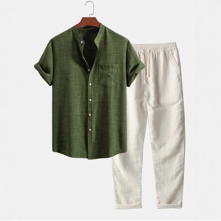 Urban Gents | Short Sleeved Shirt & Pant set