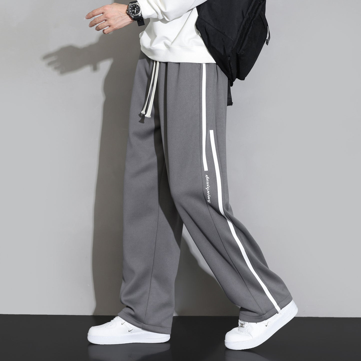 Wide Leg Sports Sweatpants