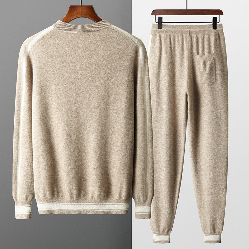 Urban Gents | Men's Cashmere Tracksuit – Round Neck