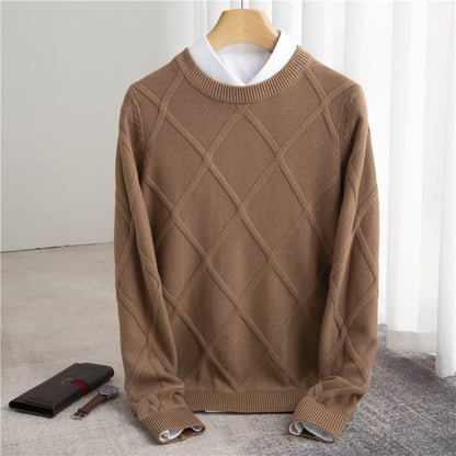 Classic Wool-Blend Crewneck Sweater