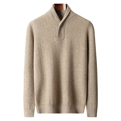 Urban Gents | Men's Cashmere Lapel Sweater