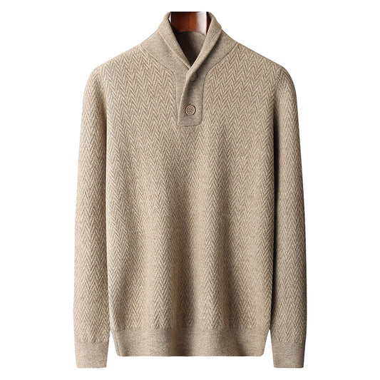 Urban Gents | Men's Cashmere Lapel Sweater