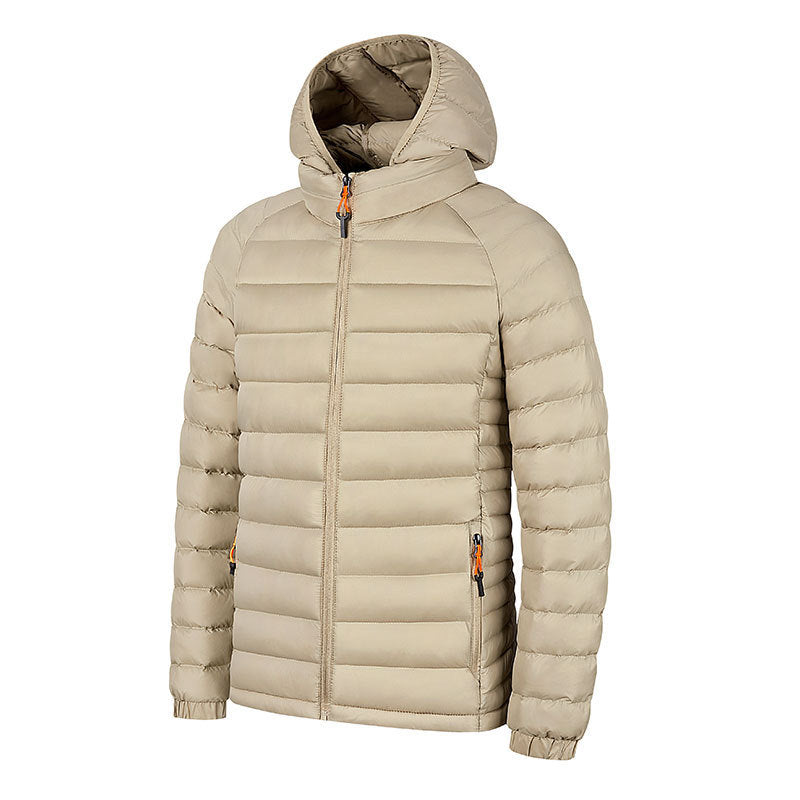 Urban Gents | Hooded Striped Cotton Padded Jacket