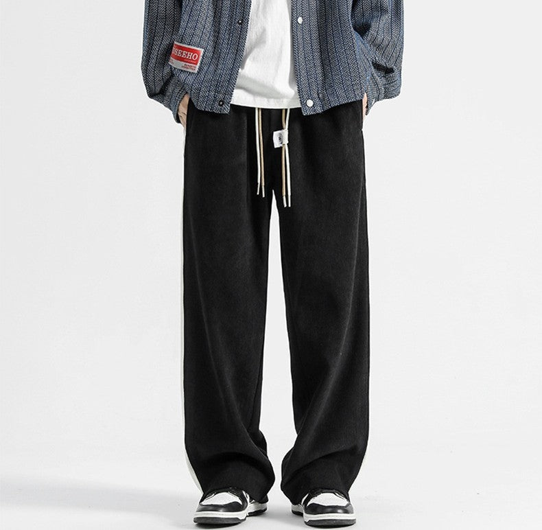Urban Gents | Loose Corduroy Straight Pants