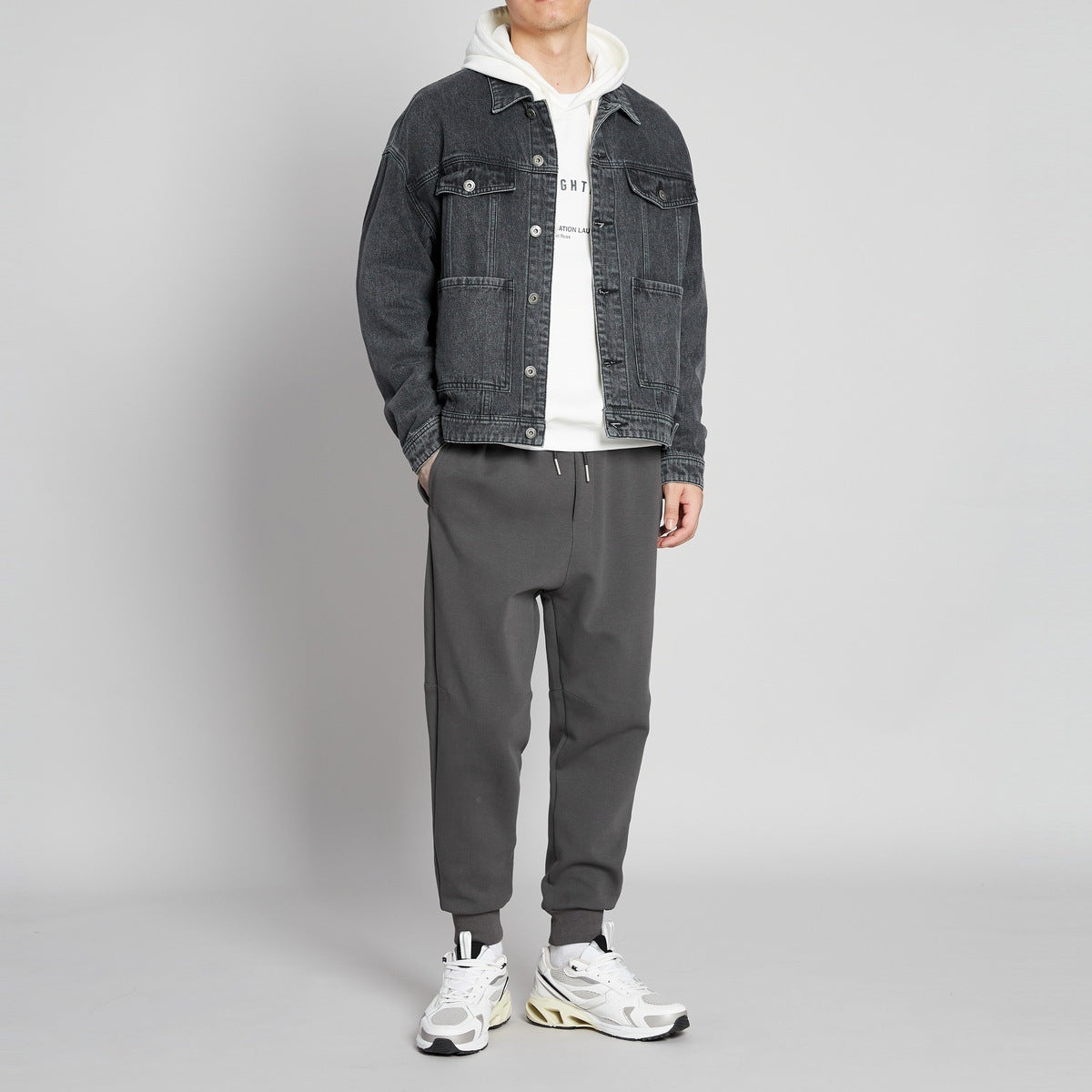 Urban Gents | Cotton Blend Loose Pencil Pants