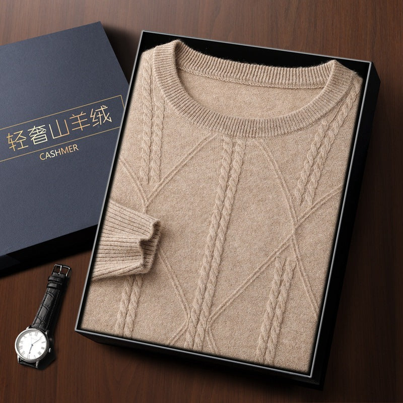 Urban Gents | Diamond Lattice Cashmere Sweater