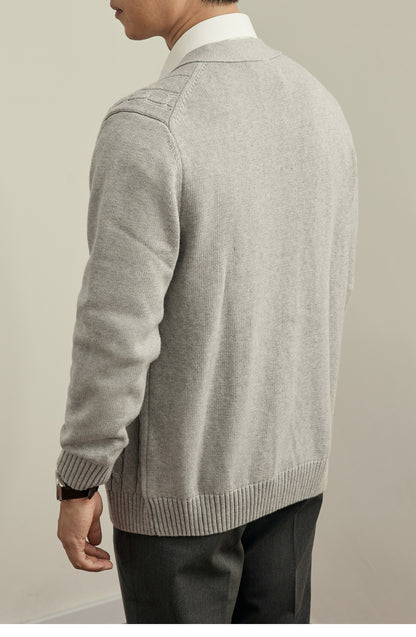 Urban Gents | Solid Knit Cardigan Sweater