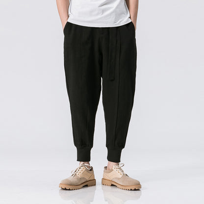 Urban Gents | Cotton Linen Beam Pants