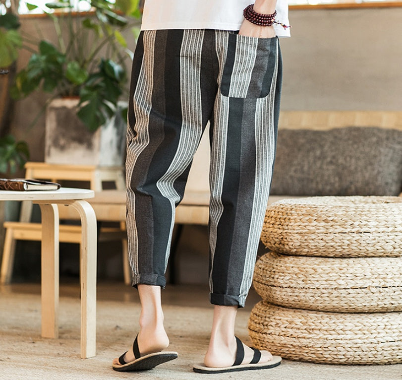 Urban Gents | Cotton Linen Oversize Pants