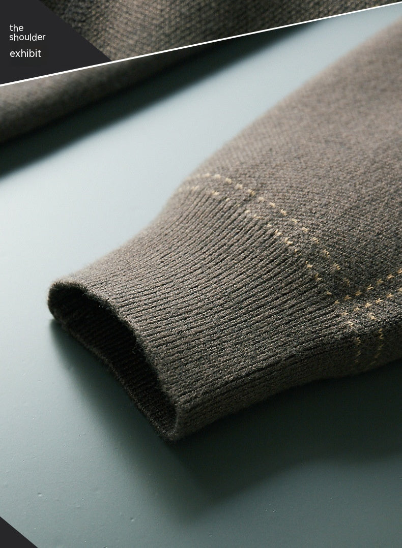 Wool mix cardigan with buttons