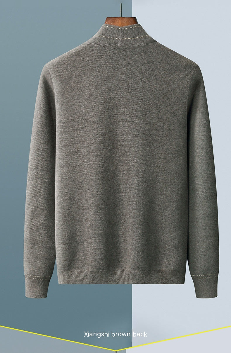 Wool mix cardigan with buttons