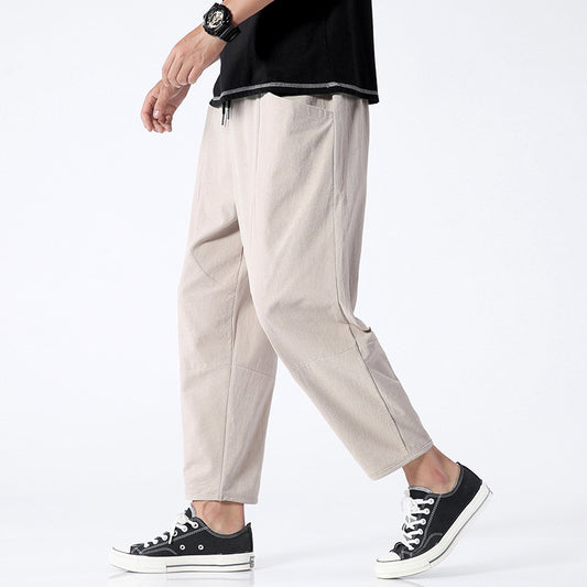 Urban Gents Men’s Cotton-Linen Pant