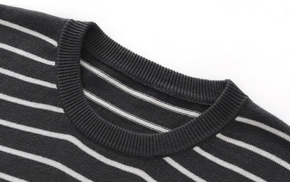 Urban Gents | Striped Cotton Short Sleeve