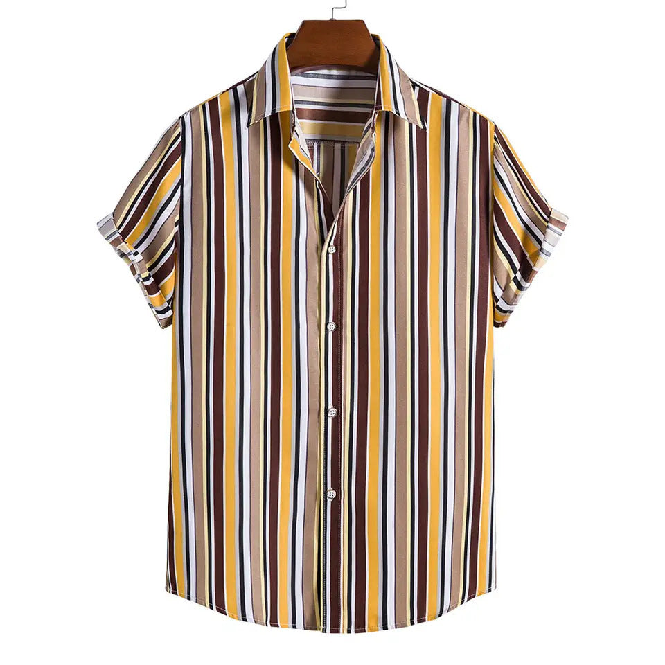 Men's Casual Striped Shirt