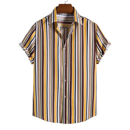 Men's Casual Striped Shirt
