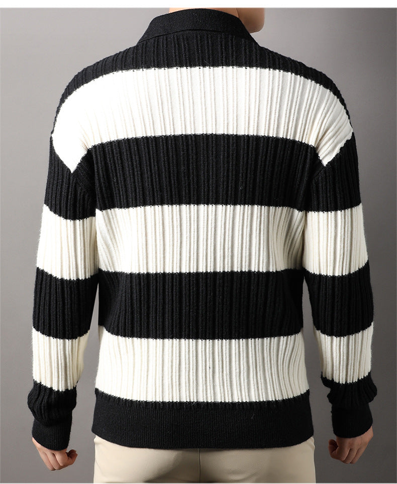 Urban Gents | Men’s Striped Knit Sweater