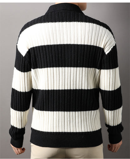 Urban Gents | Men’s Striped Knit Sweater