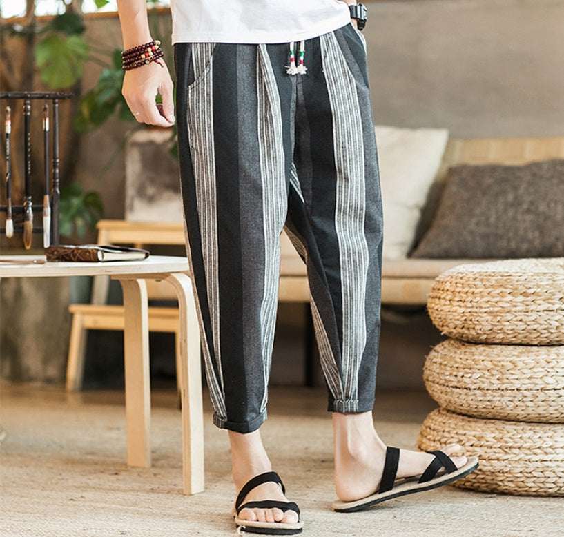 Urban Gents | Cotton Linen Oversize Pants