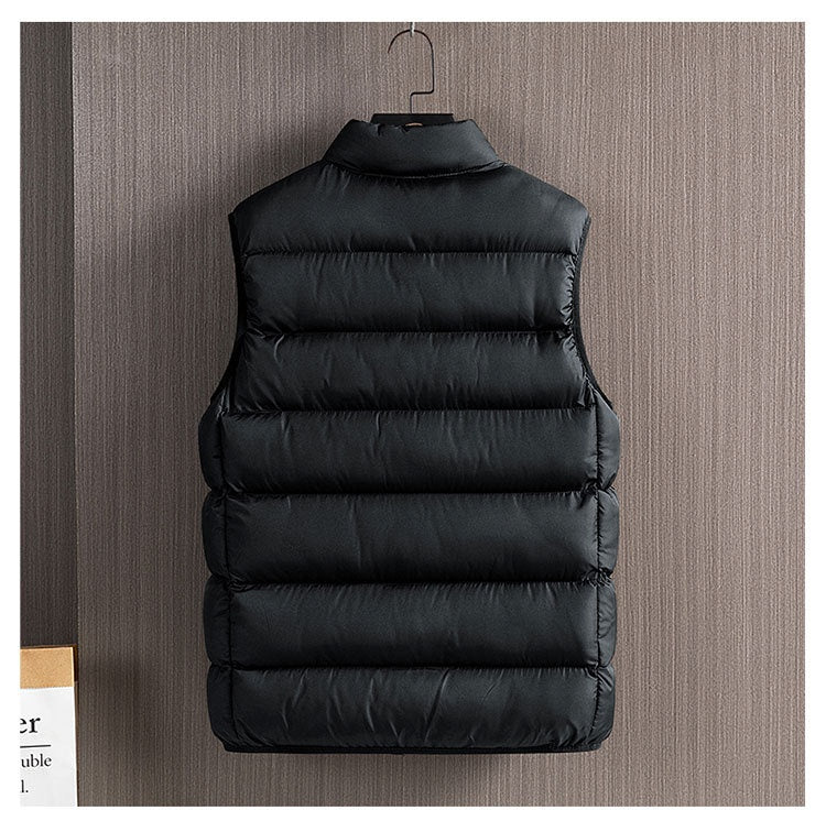 Men's Warm Stand Collar Cotton Vest