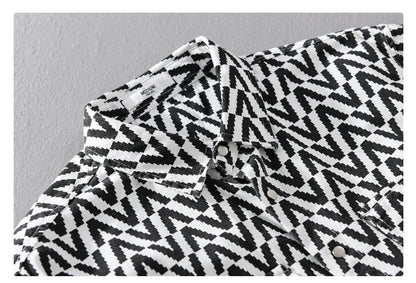 Urban Gents | Printed Casual Long Sleeve Shirt