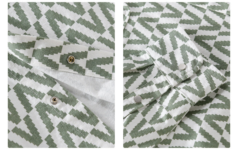 Urban Gents | Printed Casual Long Sleeve Shirt