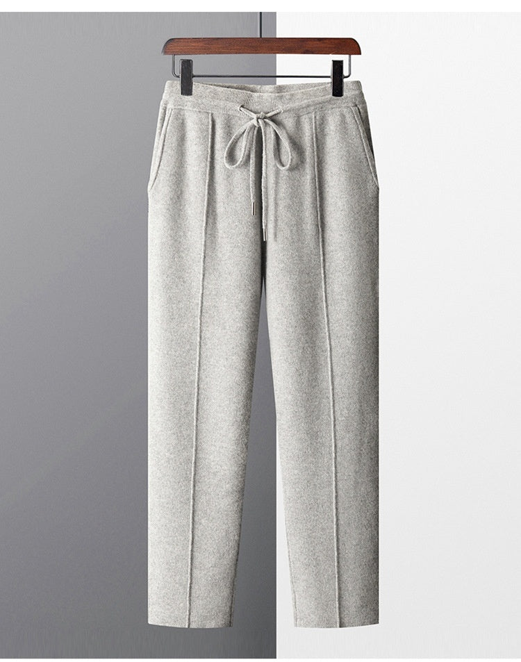 Urban Gents | Men's Wool Straight-Leg Pants
