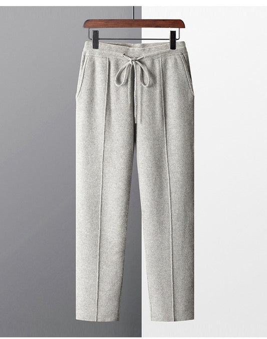 Urban Gents | Men's Wool Straight-Leg Pants