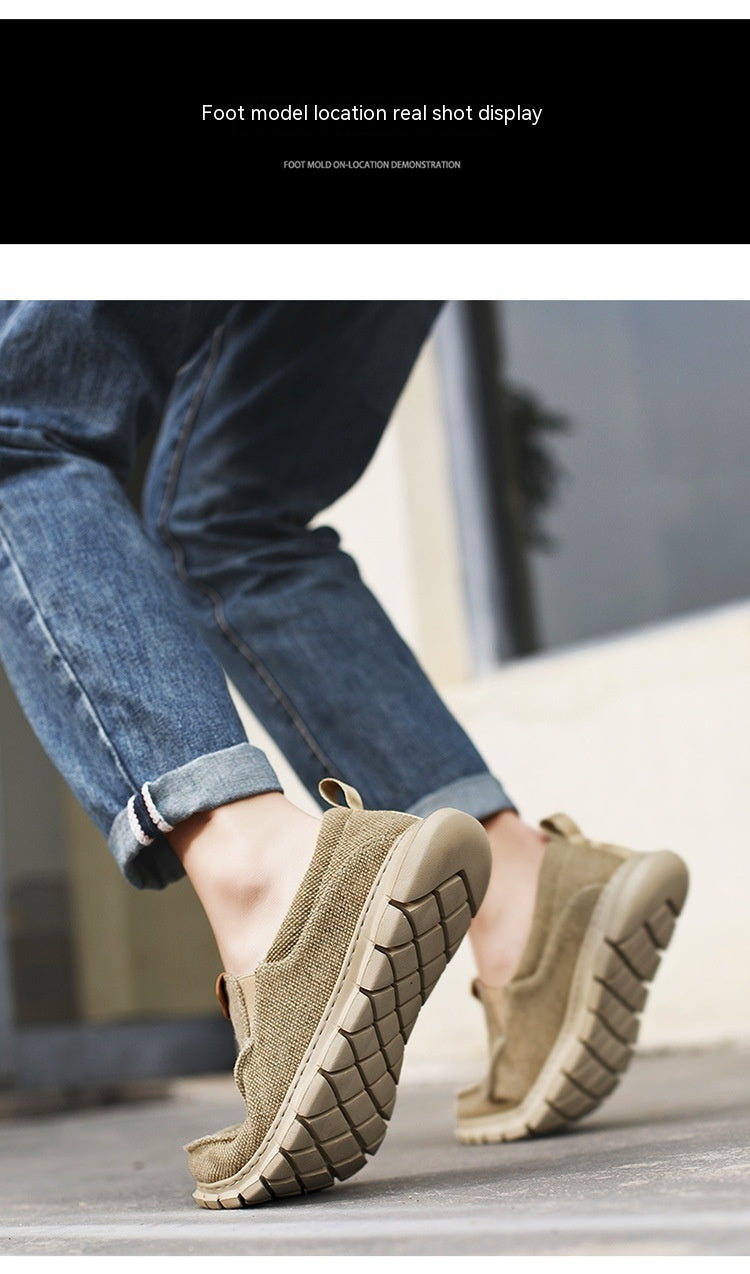 Men's Oversized Canvas Slipper