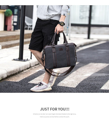 Urban Gents | Men’s Canvas Business Messenger Bag