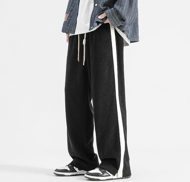 Urban Gents | Loose Corduroy Straight Pants