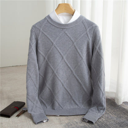 Classic Wool-Blend Crewneck Sweater