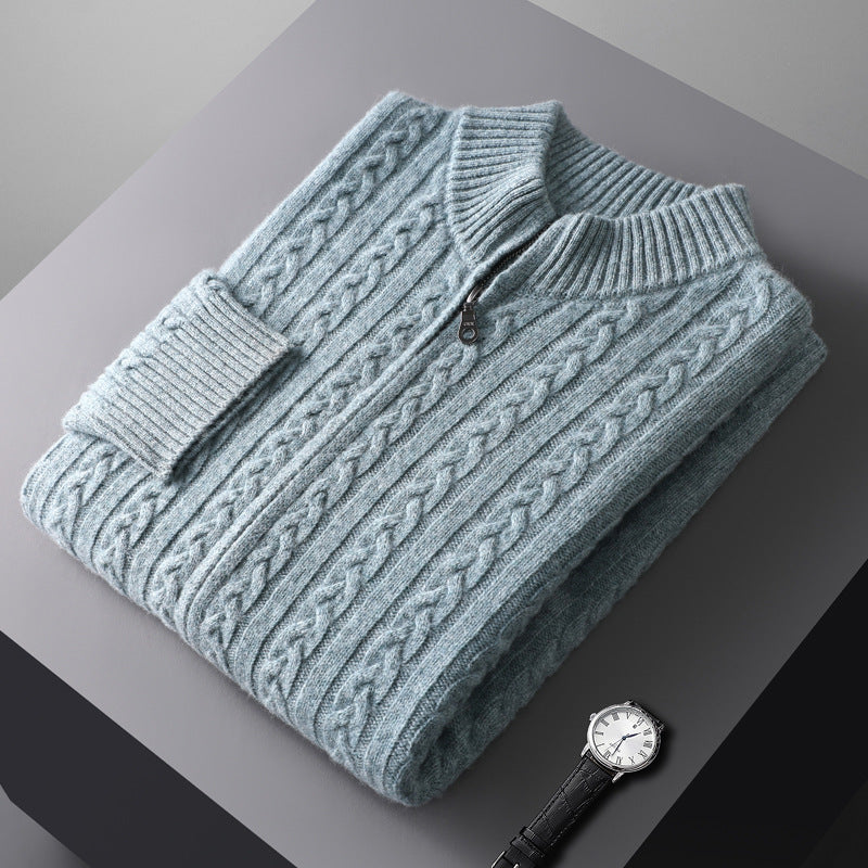 Urban Gents Wool Sweater – Stand Collar