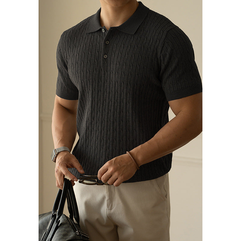 Urban Gents | Textured knit polo