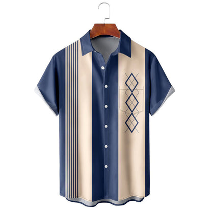 Men's Casual Striped Shirt