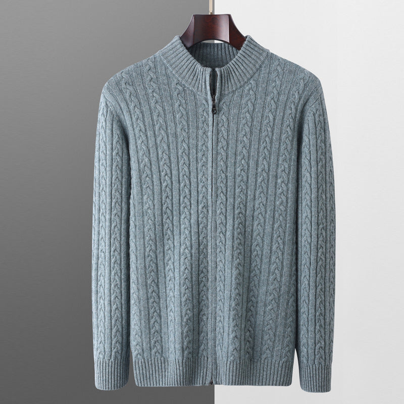 Urban Gents Wool Sweater – Stand Collar