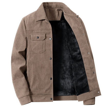 Corduroy Casual Autumn Winter Jacket