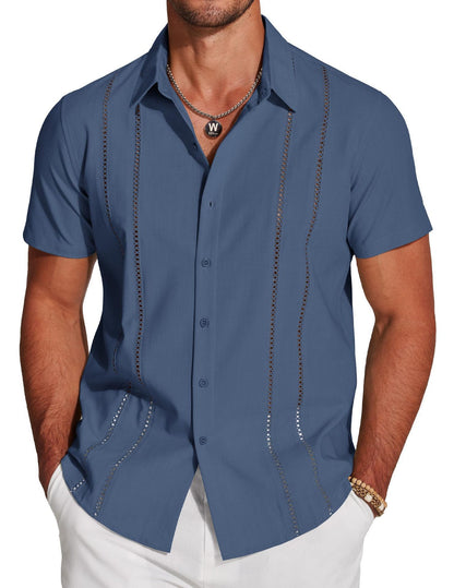 Urban Gents Short-Sleeve Hawaiian Shirt