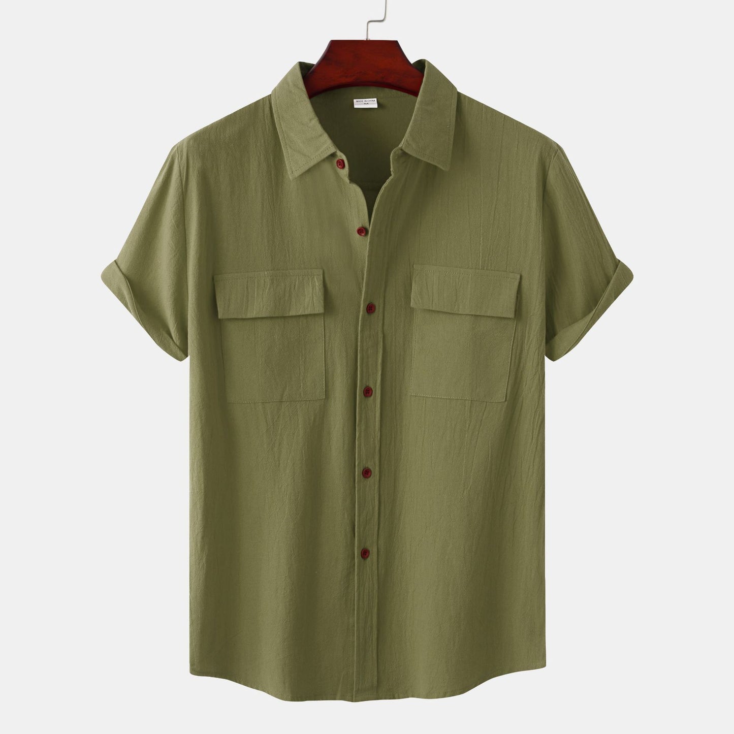 Urban Gents | Relaxed Linen Short Sleeve Shirt