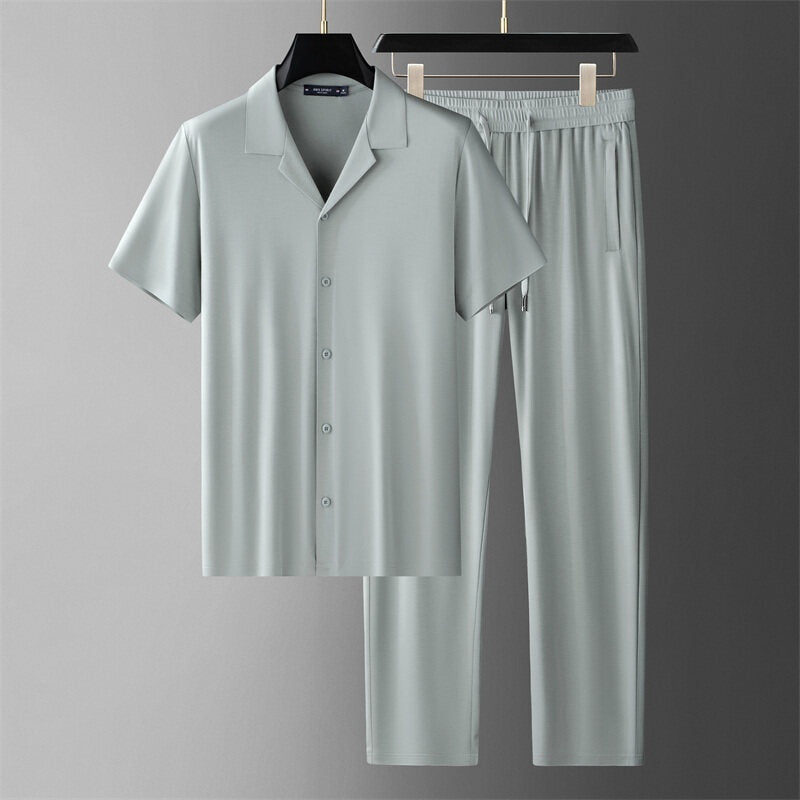 Urban Gents | Ice Silk Casual Set