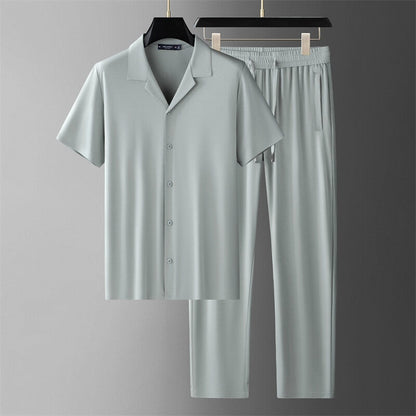 Urban Gents | Ice Silk Casual Set